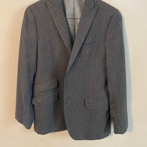 gray banana republic sports coat